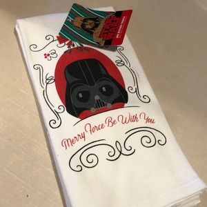 2pack of Star Wars Christmas kitchen towels